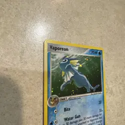 Pokemon - Vaporeon 6/17 Rare Holo Pop Series 3 - Image 2