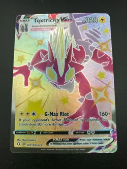 Toxtricity VMAX SHINY FULL ART RARE SV113/SV122 SWSH Shining Fates Pokemon NM - Image 1