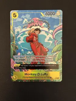 Near Mint Monkey.D.Luffy OP07-109 Treasure Rare Alt Art Two Legends OP08 Eng - Image 1