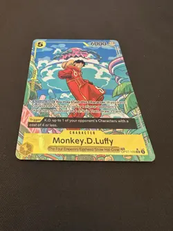 Near Mint Monkey.D.Luffy OP07-109 Treasure Rare Alt Art Two Legends OP08 Eng - Image 2