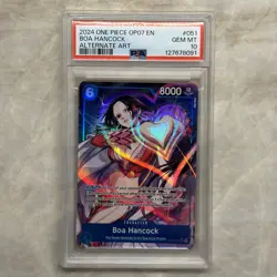 ONE PIECE OP07-500 YEARS IN THE FUTURE 051 🔥 BOA HANCOCK 🔥 ALT ART 😎 PSA 10 - Image 1