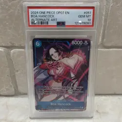 ONE PIECE OP07-500 YEARS IN THE FUTURE 051 🔥 BOA HANCOCK 🔥 ALT ART 😎 PSA 10 - Image 3