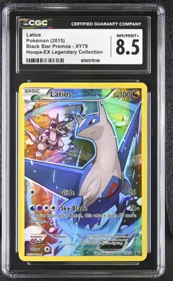 CGC 8.5 Latios 2015 Black Star Promos XY79 Pokemon Card - Image 1