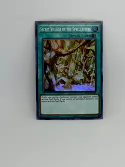 Yugioh Card Secret Village of the Spellcasters INCH-EN043 SUPER RARE 1st Ed - NM - Image 1