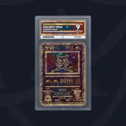MISCUT RARE Ancient Mew Pokemon: The Movie 2000 Holo Promo Card Ace 9 Mint - Image 1