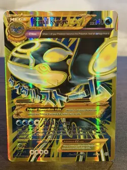 Primal Kyogre EX Shiny Full Art Holo Card 96/98 XY-Ancient Origins LP - Dings - Image 1