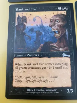 Magic The Gathering lot, x4 Black Creature Cards: Phyrexian Denouncer, Flesh Re. - Image 3