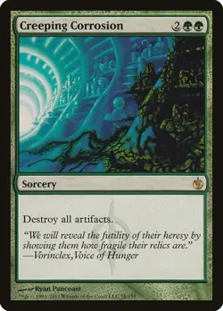 Creeping Corrosion LP #78 Mirrodin Besieged MTG - Image 1