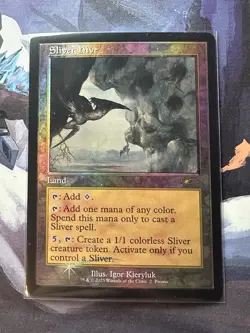 MTG Sliver Hive (Retro Frame Foil) Secret Lair Drop Promo 2 NM - Image 1