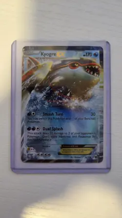 Pokemon TCG Kyogre EX 26/108 Dark Explorers Ultra Rare (LP) - Image 1