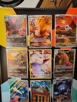 Pokemon TCG Scizor Blaziken Larvesta Mandibuzz Frosmoth Lot 9 Cards Holo Regular - Image 2