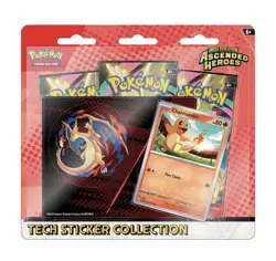 Pokemon Ascended Hero’s Tech Sticker Pack - Charmander Promo - Sealed - Image 2