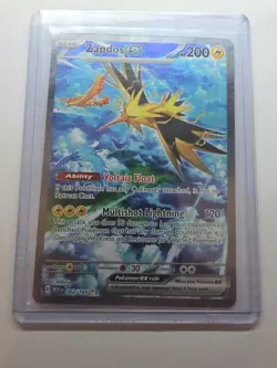 Zapdos ex 202/165 Pokemon TCG Scarlet & Violet 151 Special Illustration Rare NM - Image 3
