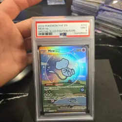 2024 POKEMON PALDEAN FATES 232 BUBBLE MEW PSA Grade 9(Mint) Illustration Rare - Image 1