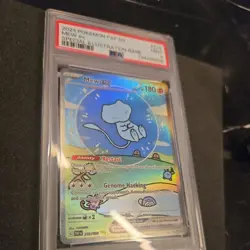 2024 POKEMON PALDEAN FATES 232 BUBBLE MEW PSA Grade 9(Mint) Illustration Rare - Image 2