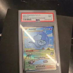 2024 POKEMON PALDEAN FATES 232 BUBBLE MEW PSA Grade 9(Mint) Illustration Rare - Image 3