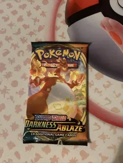 Pokemon TCG Sword And Shield Darkness Ablaze Booster Pack New Sealed 820650807121 - Image 1