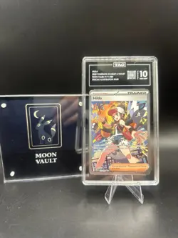 Pokemon HILDA WHITE FLARE SIR #171 TAG 10 Not PSA - Image 1