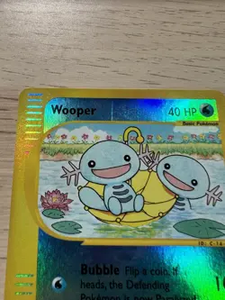 Pokemon TCG: Wooper Aquapolis #117/147 Reverse Holo Foil E-Reader - Image 2