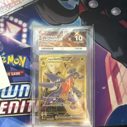 Pokemon TCG Cynthia's Garchomp EX 241/182 Destined Rivals ACE 10 - Image 1