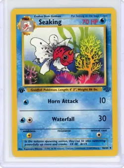 Seaking 1st Edition Jungle Uncommon 46/64 1999 Pokemon - Image 1