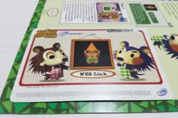 Nintendo Power Animal Crossing Game E Reader NES LINK Design Card Promo 2002 - Image 2