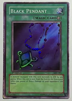 Black Pendant MRL-003 (MP) 1st Edition Super Rare 2002 Yu-Gi-Oh! Card - Image 1