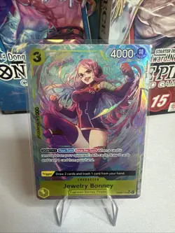 JEWELRY BONNEY - One Piece TCG OP08-105 - AA Alt Art Super Rare SR - Two Legends - Image 1