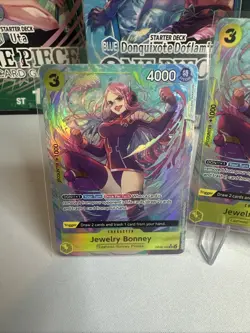 JEWELRY BONNEY - One Piece TCG OP08-105 - AA Alt Art Super Rare SR - Two Legends - Image 2
