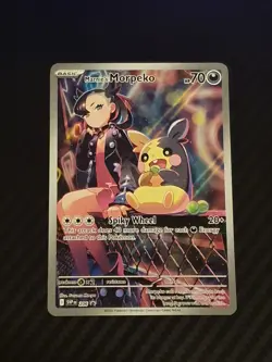 Marnie's Morpeko SVP 206 Pokemon Card TCG Rival Battle Deck Promo Holo - Image 1