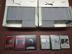 Star Wars Ccg Hoth Lot - 1500+ cards - all Black Boarder C/UC - un-played. - Image 1