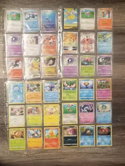 Huge Pokemon Bulk Lot of 300+ Cards Mixed & Protective Sleeve In EUC View ALL - Image 4