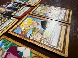 Sanji Hyper Battle 7 Card Lot Japanese vintage Carddass ONE PIECE Bandai - Image 3