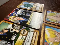 Sanji Hyper Battle 7 Card Lot Japanese vintage Carddass ONE PIECE Bandai - Image 4