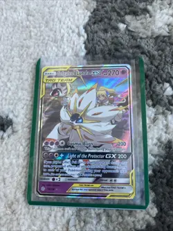 Solgaleo & Lunala GX Tag Team - Full Art Holo Card 75/236 Cosmic Eclipse NM MINT - Image 1