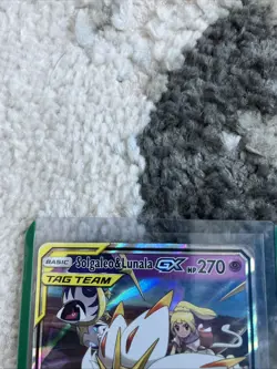 Solgaleo & Lunala GX Tag Team - Full Art Holo Card 75/236 Cosmic Eclipse NM MINT - Image 2
