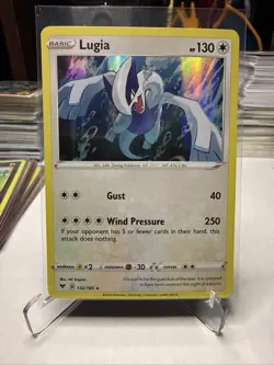 Lugia 132/185 Swsh04: Vivid Voltage (Holo Bleed Error) Pokemon Card - Image 1