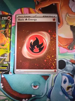 Charizard V SWSH260 BLACK STAR PROMO - Mint Plus 1 Foil Fire (5)Swirl Card - Image 2