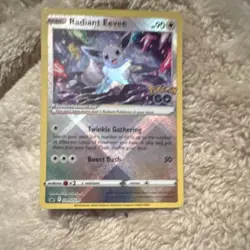 Pokemon Radiant Eevee SV06/SV10 Holo Card Pokemon GO Radiant - Image 1