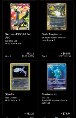 Entire Pokemon Card Collection Binder Lot, Vintage, Full Art, Rainbow, V Gx ,Ex - Image 3