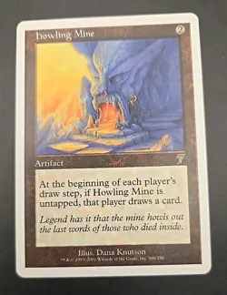 Howling Mine 7th Edition MTG Regular Near Mint - Image 1