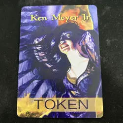 Ken Meyer Jr. Artist Signed Mtg Tokens Trump Thopter Magic The Gathering - Image 2