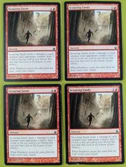 Scouring Sands x4 Born of the Gods 4x Playset Magic the Gathering MTG - Image 1