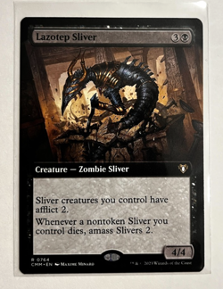 MTG - Commander Masters - Lazotep Sliver Extended - Rare 0764 - Image 1