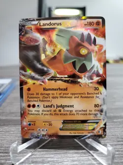 Landorus EX - 89/149 - Pokemon Boundaries Crossed Black White Ultra Rare Card NM - Image 1