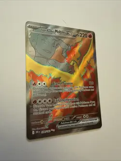 Pokemon TCG Team Rocket’s Moltres EX #208/182 Destined Rivals NM - Image 3