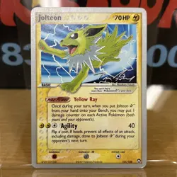 Pokemon Jolteon TCG Gold Star 101/108 - World Championships 2008 - Image 1