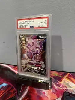 2021 Pokemon SWSH F.A./ Genesect V (Alt Art) Fusion Strike #255 PSA 10 - Image 3