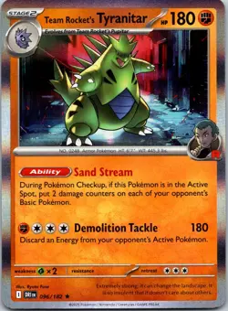 Team Rocket's Tyranitar - Holo Rare - Pokemon - Near Mint - Image 1