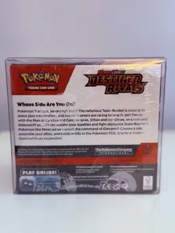 Pokemon Destined Rivals Booster Box Factory Sealed + Protector Case - Image 2